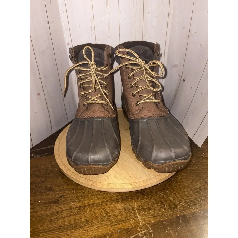 Sperry‎ Top Sider Shoes Avenue Duck Boots Tan Men 9 M Waterproof